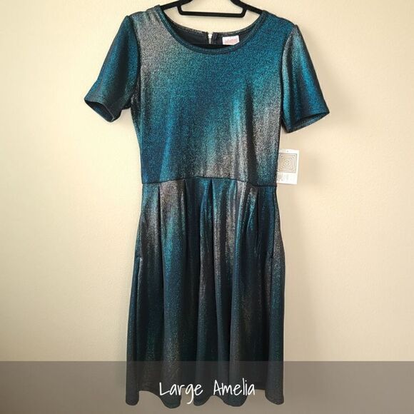 LuLaRoe Elegant Amelia Large NEW - Picture 1 of 4